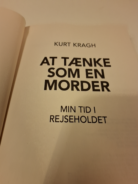 Kurt Kragh " At tænke som en morder"